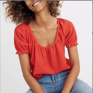 NWT Madewell Texture & Thread Top Size XXS